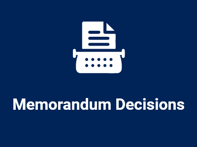 memorandum decisions tile