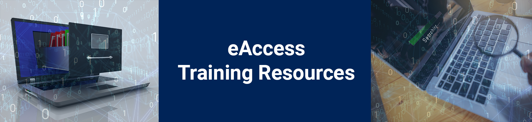 eAccess Training Resources banner