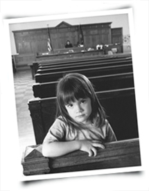 Girl in Court Room
