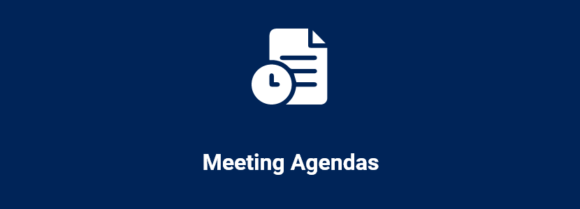 Meeting Agendas tile