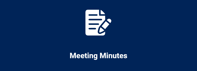 Meeting minutes tile