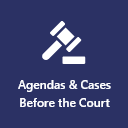 Agendas and Cases Before the Court tile