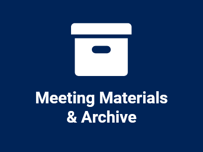 Materials and Meeting Archive