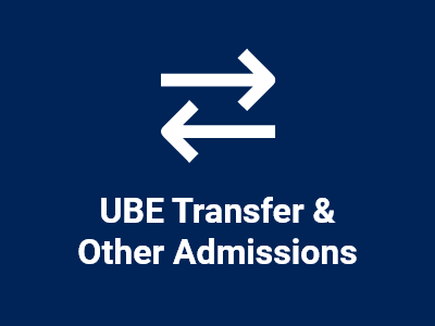 UBE Transfer and Other Admissions tile