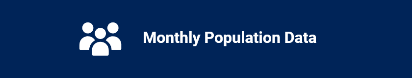 Monthly Population Data button