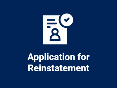 Application for Reinstatement tile