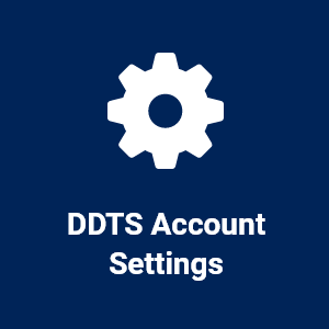 DDTS account settings tile